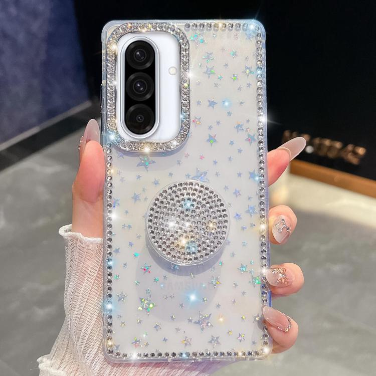 Diamond Glitter Diamond Round Holder Phone Case, : For Samsung Galaxy S26+ 5G, For Samsung Galaxy S26 Ultra 5G, For Samsung Galaxy S26 5G, For Samsung Galaxy A07 5G, For Samsung Galaxy A17 5G, For Samsung Galaxy A56 5G, For Samsung Galaxy A26 5G       ...