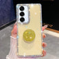 Diamond Glitter Diamond Round Holder Phone Case, For Samsung Galaxy S25 5G, For Samsung Galaxy S25+ 5G, For Samsung Galaxy S25 Ultra 5G, For Samsung Galaxy A16 5G, For Samsung Galaxy S24 FE 5G, For Samsung Galaxy A15 5G, For Samsung Galaxy A55 5G      ...