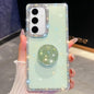 Diamond Glitter Diamond Round Holder Phone Case, For Samsung Galaxy S25 5G, For Samsung Galaxy S25+ 5G, For Samsung Galaxy S25 Ultra 5G, For Samsung Galaxy A16 5G, For Samsung Galaxy S24 FE 5G, For Samsung Galaxy A15 5G, For Samsung Galaxy A55 5G      ...