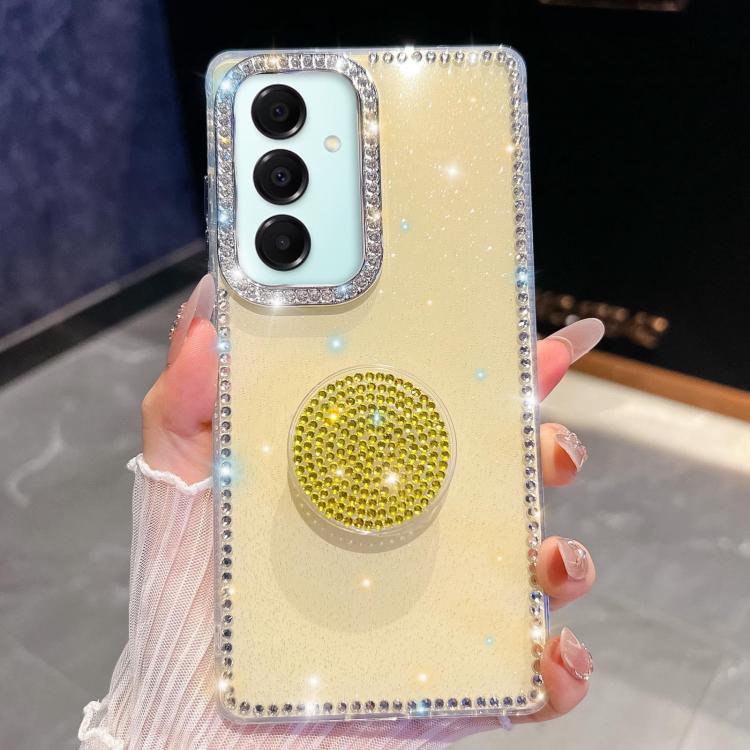 Diamond Glitter Diamond Round Holder Phone Case, : For Samsung Galaxy S26+ 5G, For Samsung Galaxy S26 Ultra 5G, For Samsung Galaxy S26 5G, For Samsung Galaxy A07 5G, For Samsung Galaxy A17 5G, For Samsung Galaxy A56 5G, For Samsung Galaxy A26 5G       ...