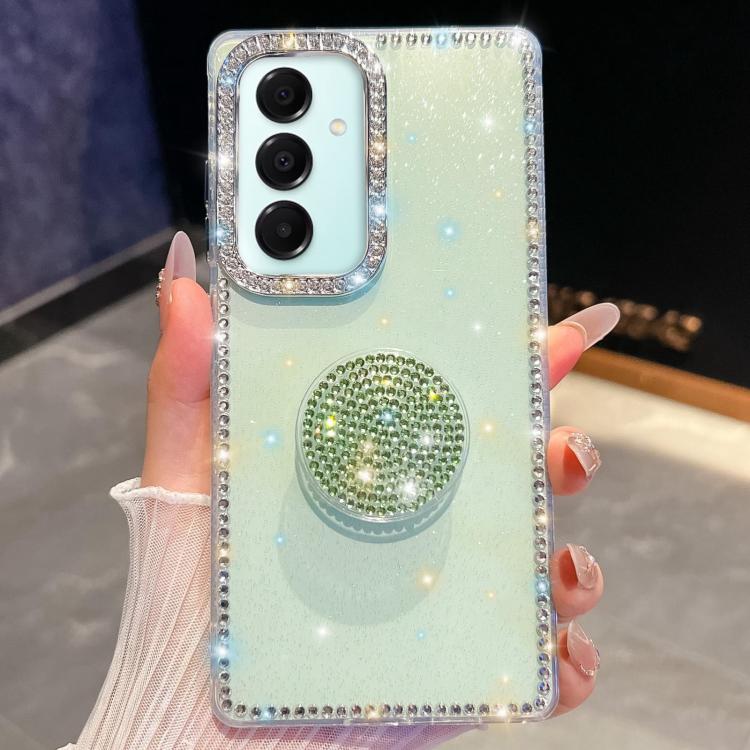 Diamond Glitter Diamond Round Holder Phone Case, : For Samsung Galaxy S26+ 5G, For Samsung Galaxy S26 Ultra 5G, For Samsung Galaxy S26 5G, For Samsung Galaxy A07 5G, For Samsung Galaxy A17 5G, For Samsung Galaxy A56 5G, For Samsung Galaxy A26 5G       ...