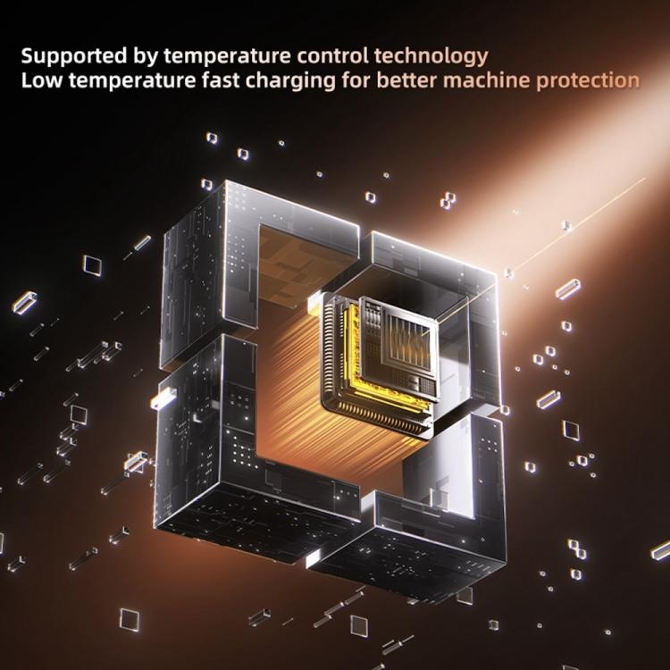 T60 Wireless Charging Station Phone Watch Earbuds Magnetic Desktop Charger with Time Display