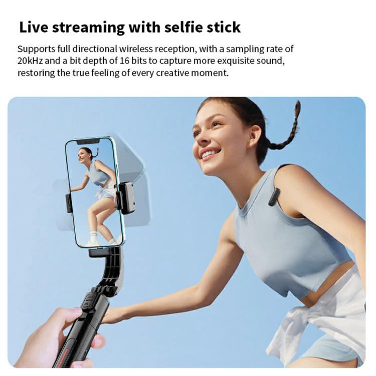 M6 Wireless Microphone AI Noise Reduction Live Streaming Mic