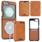 Kalebol Slim MagSafe Ring Magnetic Card Bag Side Sticker Leather Phone Case, For Samsung Galaxy S26 Ultra 5G, For Samsung Galaxy Z Fold7 5G, For Samsung Galaxy S25 Ultra 5G, For Samsung Galaxy Z Fold6, For Samsung Galaxy S24 Ultra 5G                   ...