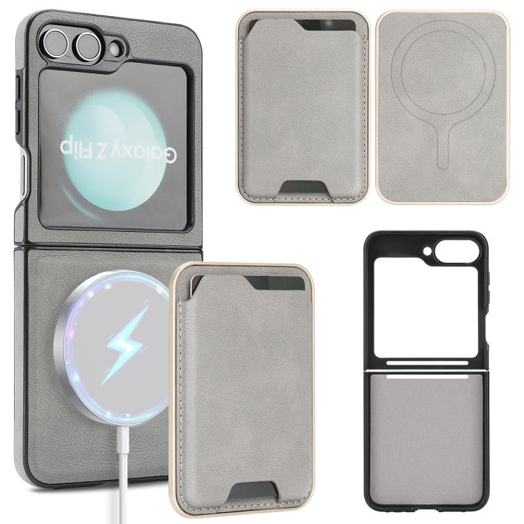 Kalebol Slim MagSafe Ring Magnetic Card Bag Side Sticker Leather Phone Case, For Samsung Galaxy S26 Ultra 5G, For Samsung Galaxy Z Fold7 5G, For Samsung Galaxy S25 Ultra 5G, For Samsung Galaxy Z Fold6, For Samsung Galaxy S24 Ultra 5G                   ...