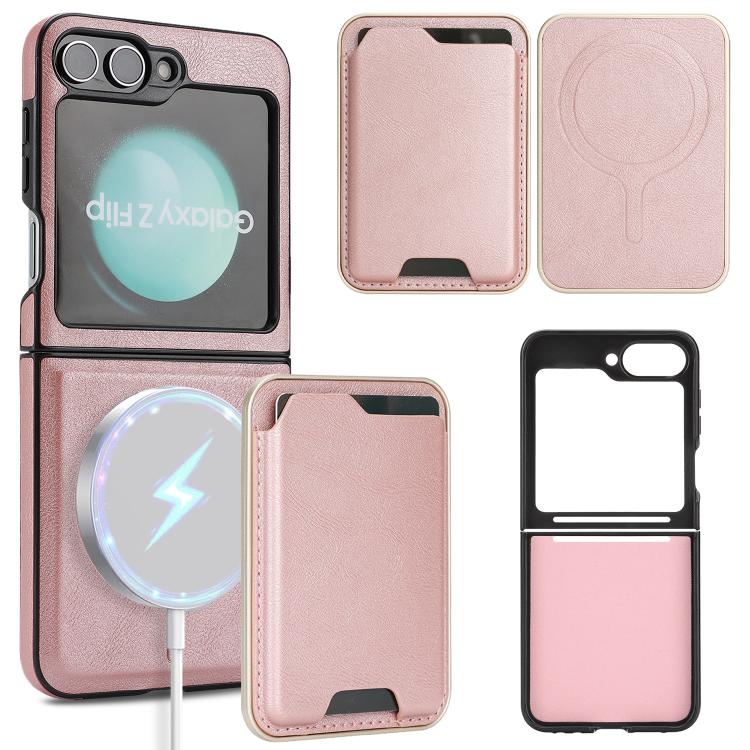 Kalebol Slim MagSafe Ring Magnetic Card Bag Side Sticker Leather Phone Case, For Samsung Galaxy S26 Ultra 5G, For Samsung Galaxy Z Fold7 5G, For Samsung Galaxy S25 Ultra 5G, For Samsung Galaxy Z Fold6, For Samsung Galaxy S24 Ultra 5G                   ...