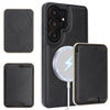Kalebol Slim MagSafe Ring Magnetic Card Bag Side Sticker Leather Phone Case, For Samsung Galaxy S26 Ultra 5G, For Samsung Galaxy Z Fold7 5G, For Samsung Galaxy S25 Ultra 5G, For Samsung Galaxy Z Fold6, For Samsung Galaxy S24 Ultra 5G                   ...