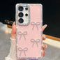 Diamond Glitter Bow-knot Four-Corner Shockproof Phone Case, For Samsung Galaxy S24 Ultra 5G, For Samsung Galaxy S24+ 5G, For Samsung Galaxy S24 5G, For Samsung Galaxy S23 Ultra 5G