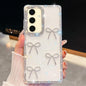 Diamond Glitter Bow-knot Four-Corner Shockproof Phone Case, For Samsung Galaxy S24 Ultra 5G, For Samsung Galaxy S24+ 5G, For Samsung Galaxy S24 5G, For Samsung Galaxy S23 Ultra 5G