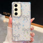 Diamond Glitter Bow-knot Four-Corner Shockproof Phone Case, For Samsung Galaxy S24 Ultra 5G, For Samsung Galaxy S24+ 5G, For Samsung Galaxy S24 5G, For Samsung Galaxy S23 Ultra 5G