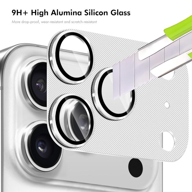 ENKAY CD Texture Aluminium Alloy Tempered Glass Lens Cover Film