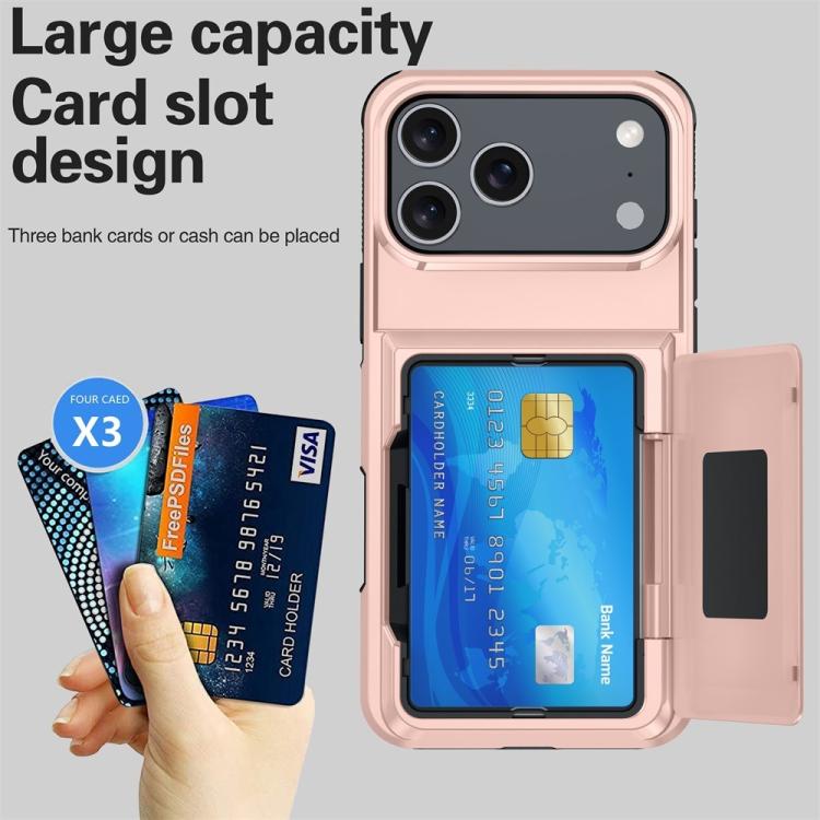 Kalebol Flip Card Wallet Holder Shockproof Phone Case
