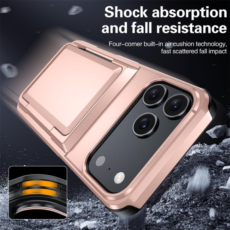 Kalebol Flip Card Wallet Holder Shockproof Phone Case