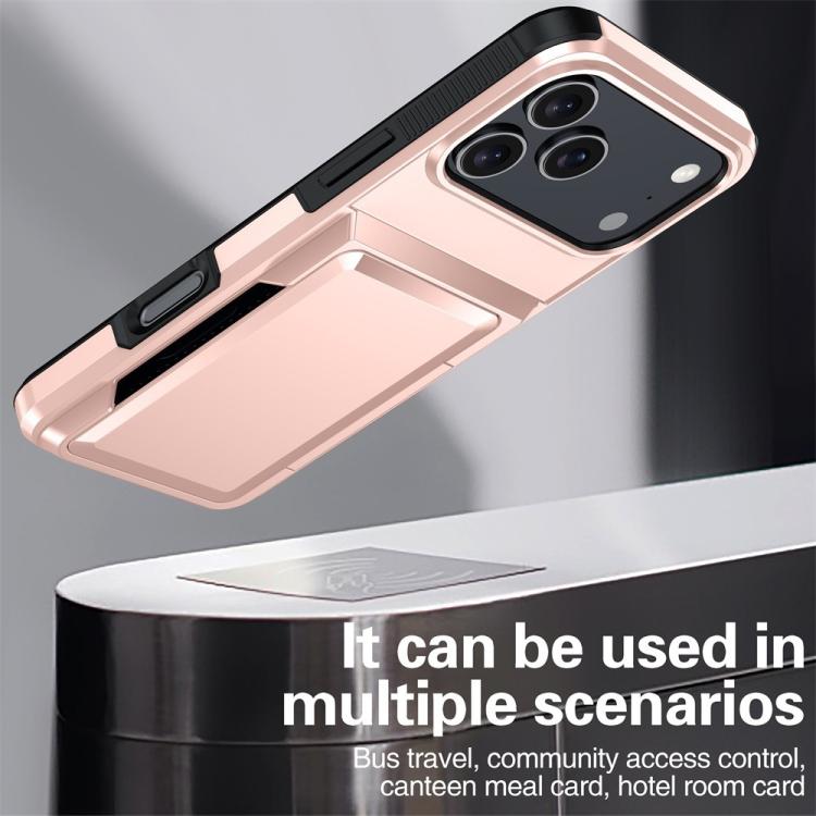 Kalebol Flip Card Wallet Holder Shockproof Phone Case