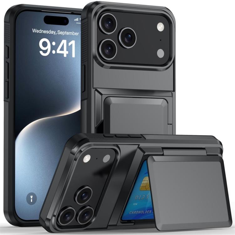 Kalebol Flip Card Wallet Holder Shockproof Phone Case