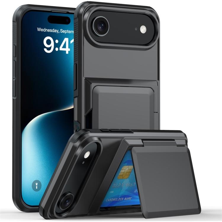 Kalebol Flip Card Wallet Holder Shockproof Phone Case