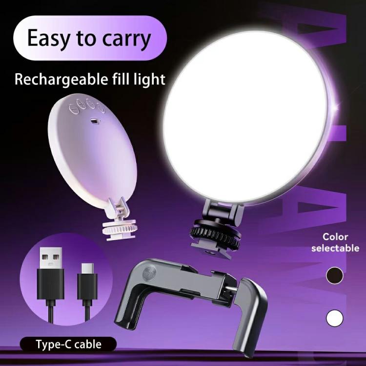 A01 Smartphone Photography Live Streaming Round LED Fill Light Portable Selfie Light
