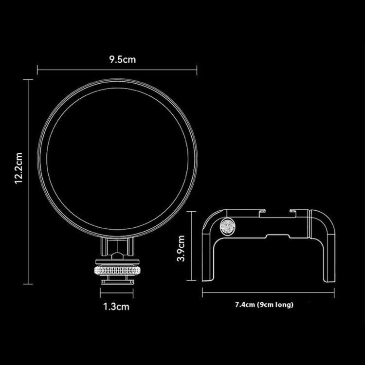 A01 Smartphone Photography Live Streaming Round LED Fill Light Portable Selfie Light