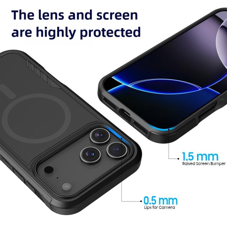 Kalebol 2 in 1 Matte MagSafe Shockproof Phone Case