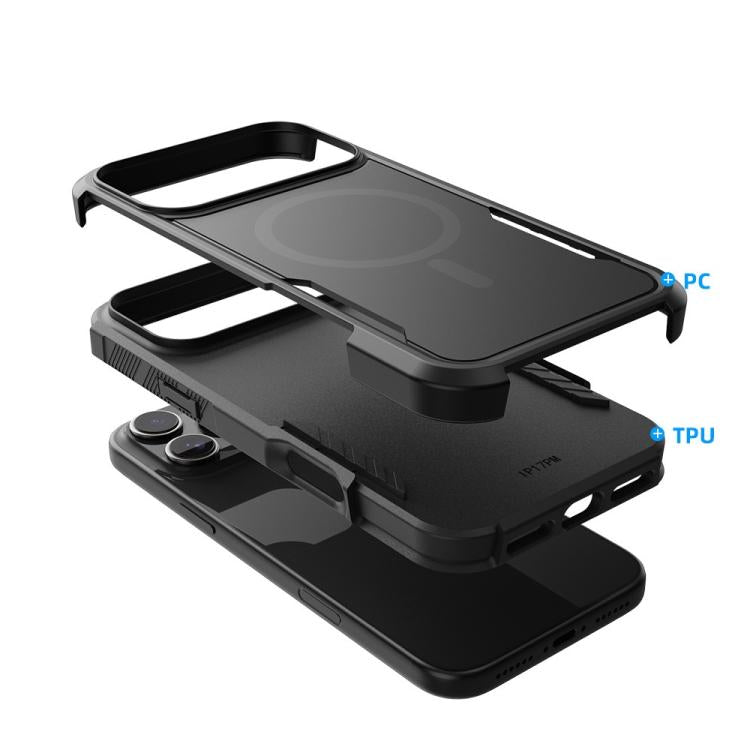 Kalebol 2 in 1 Matte MagSafe Shockproof Phone Case