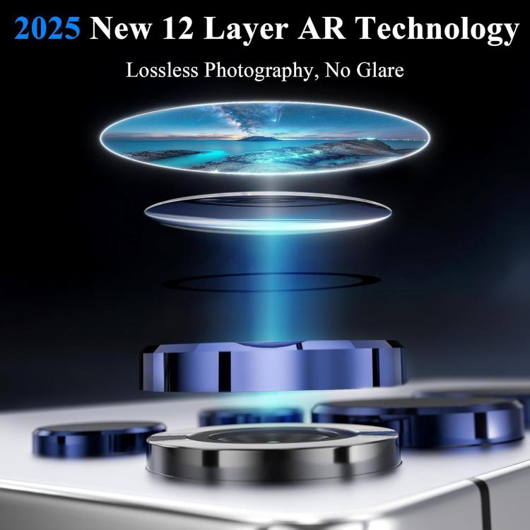 Kalebol No Flicker Ultra-Thin Individual Camera Lens Tempered Glass Film