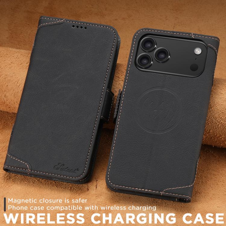 SUTENI J07 Multifunctional Horizontal Flip Magsafe Leather Phone Case