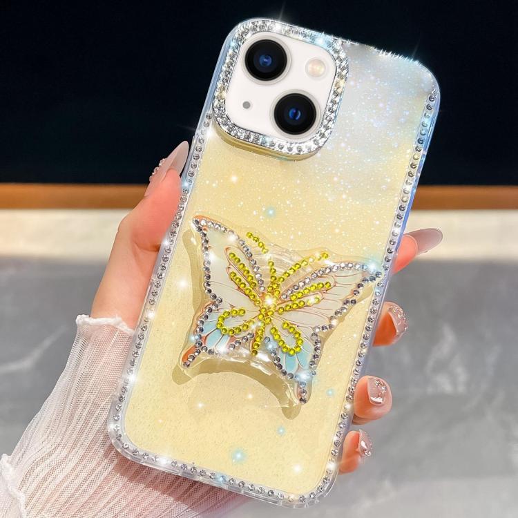 Diamond Glitter Butterfly Holder Phone Case