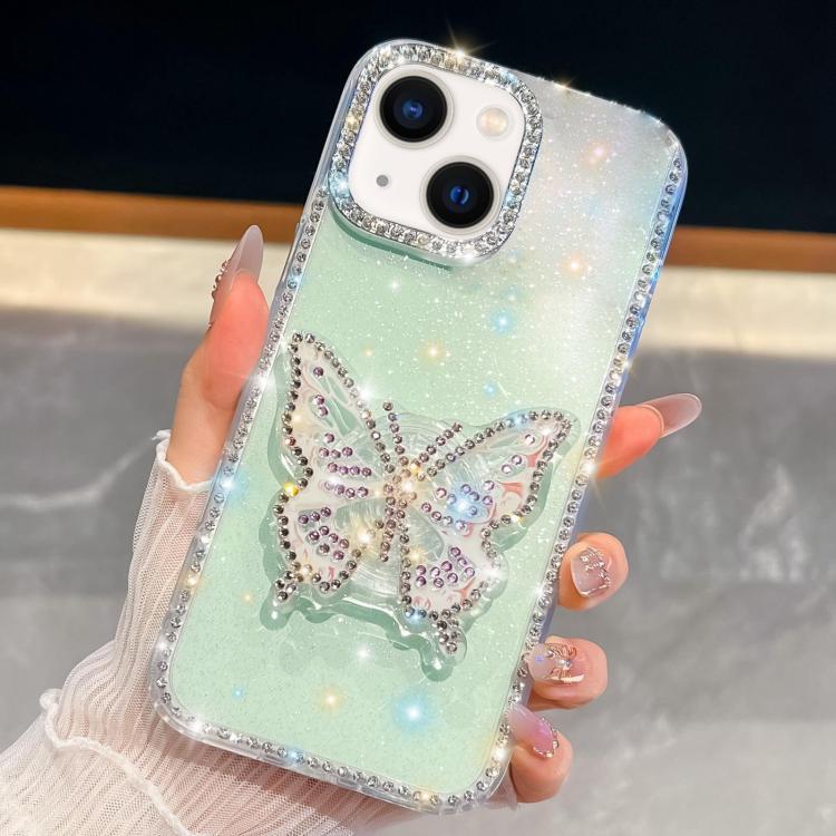 Diamond Glitter Butterfly Holder Phone Case