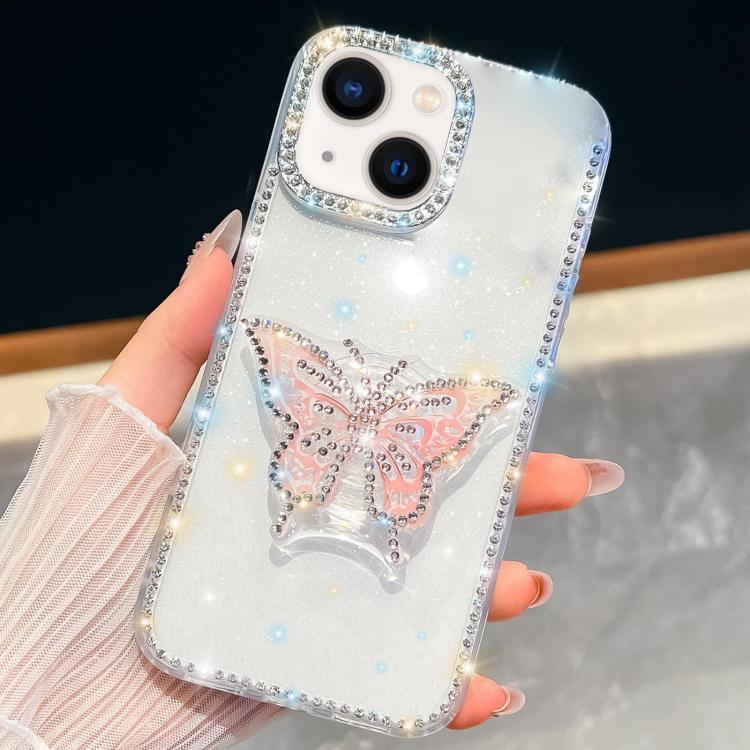 Diamond Glitter Butterfly Holder Phone Case