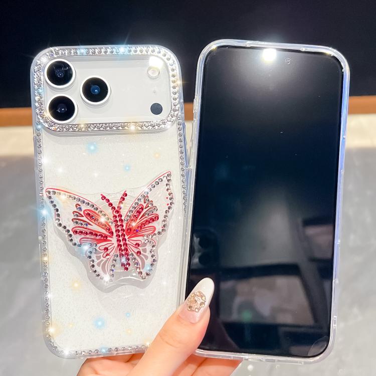 Diamond Glitter Butterfly Holder Phone Case