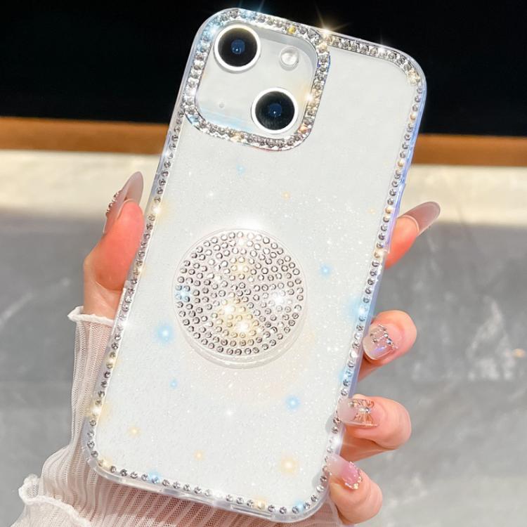 Diamond Glitter Diamond Round Holder Phone Case