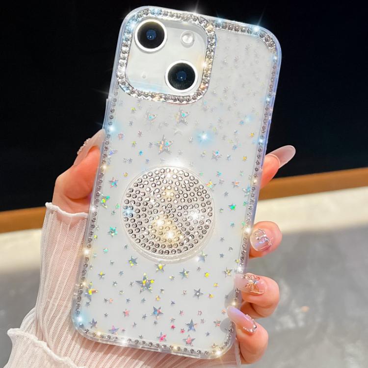Diamond Glitter Diamond Round Holder Phone Case