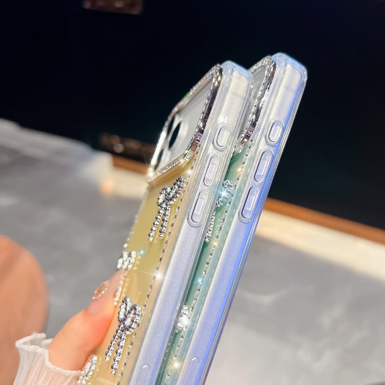 Diamond Glitter Bow-knot Four-Corner Shockproof Phone Case