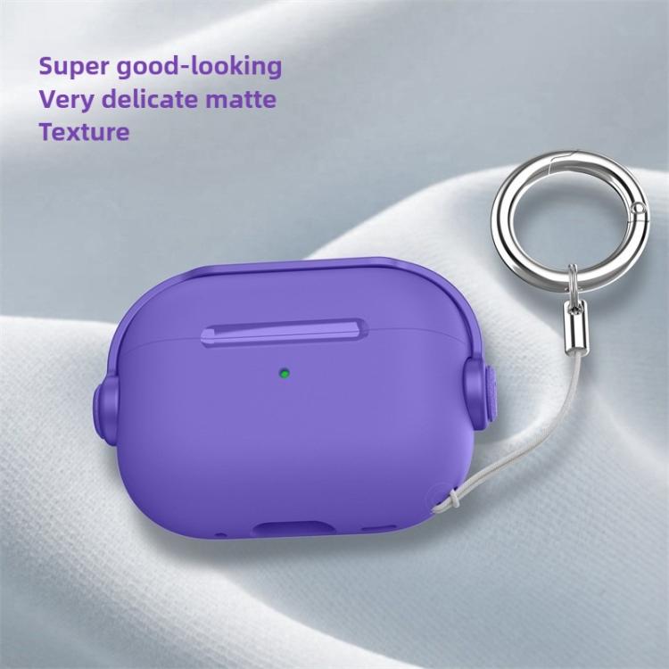 Lock TPU Hybrid PC Earphone Protective Cover with Ring Rope