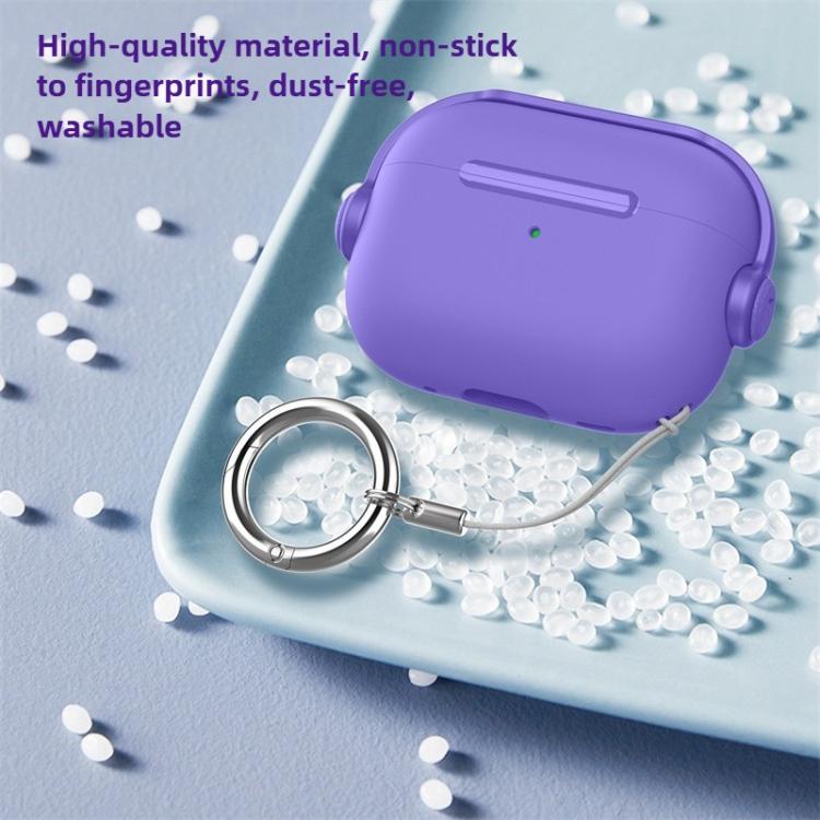 Lock TPU Hybrid PC Earphone Protective Cover with Ring Rope