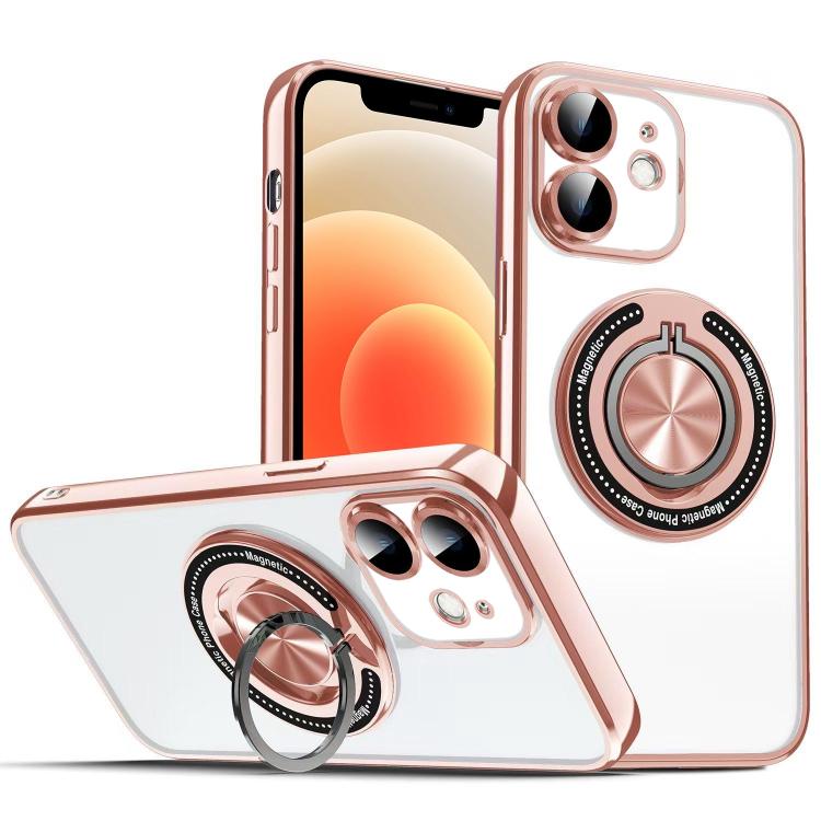 Colorful 360 Invisible Ring MagSafe Phone Case