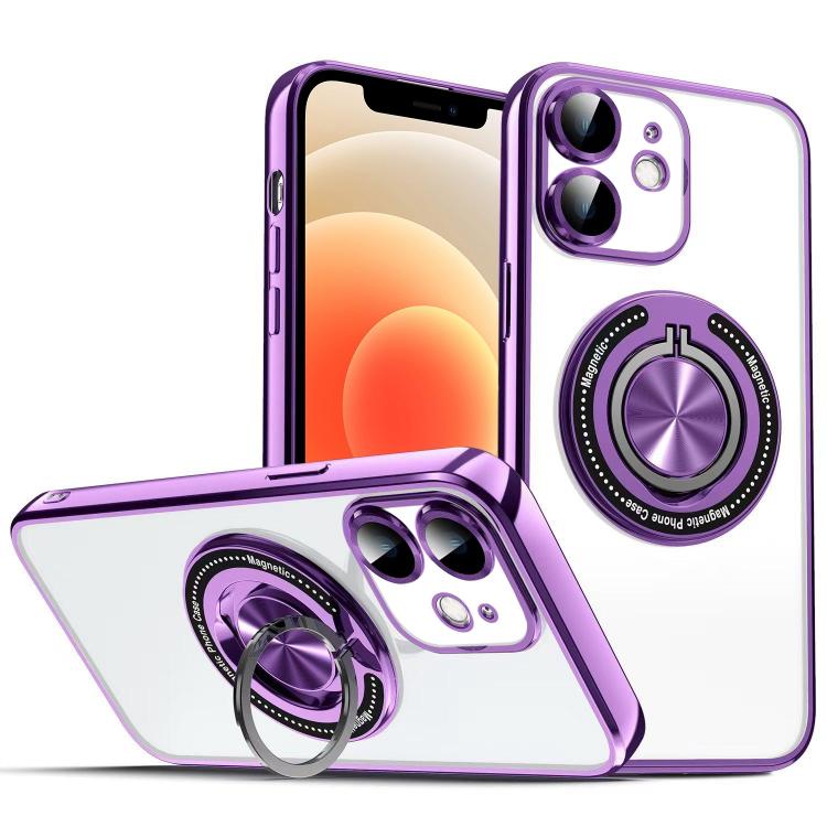 Colorful 360 Invisible Ring MagSafe Phone Case