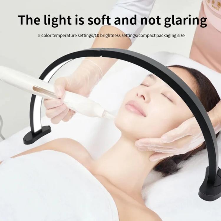 HD-M11X 28 inch LED Light Semi-Circular Desktop Beauty Lamp Fill Light For Tattoo / Nail Art