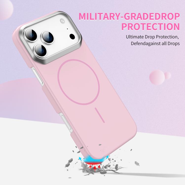 Gold Armor PC Thin Circle MagSafe Shockproof Phone Case