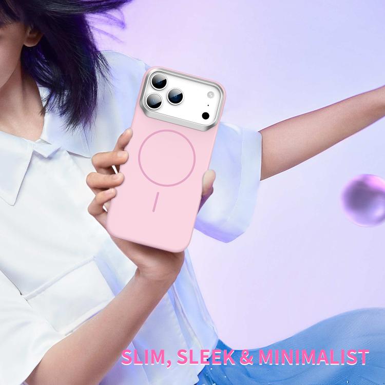 Gold Armor PC Thin Circle MagSafe Shockproof Phone Case