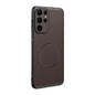 Plain Leather MagSafe Shockproof Phone Case, For Samsung Galaxy S23 Ultra 5G, For Samsung Galaxy S23+ 5G, For Samsung Galaxy S23 5G