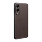 Plain Leather MagSafe Shockproof Phone Case, For Samsung Galaxy S26+ 5G, For Samsung Galaxy S26 Ultra 5G, For Samsung Galaxy S26 5G, For Samsung Galaxy S25 Edge 5G, For Samsung Galaxy S25 5G, For Samsung Galaxy S25+ 5G, For Samsung Galaxy S25 Ultra 5G ...