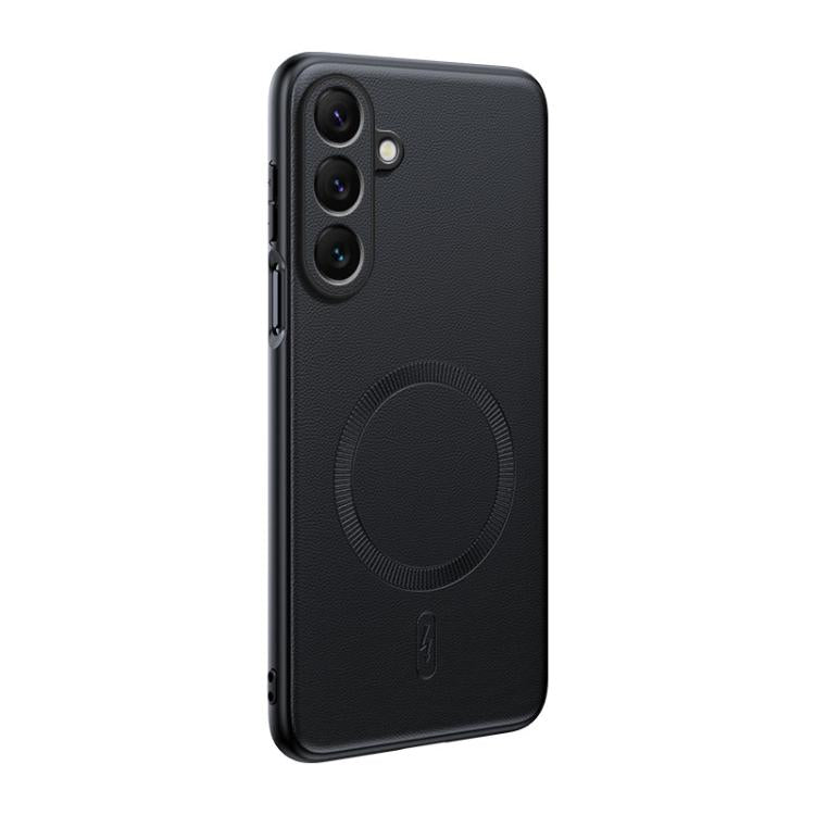 Plain Leather MagSafe Shockproof Phone Case, For Samsung Galaxy S26+ 5G, For Samsung Galaxy S26 Ultra 5G, For Samsung Galaxy S26 5G, For Samsung Galaxy S25 Edge 5G, For Samsung Galaxy S25 5G, For Samsung Galaxy S25+ 5G, For Samsung Galaxy S25 Ultra 5G ...