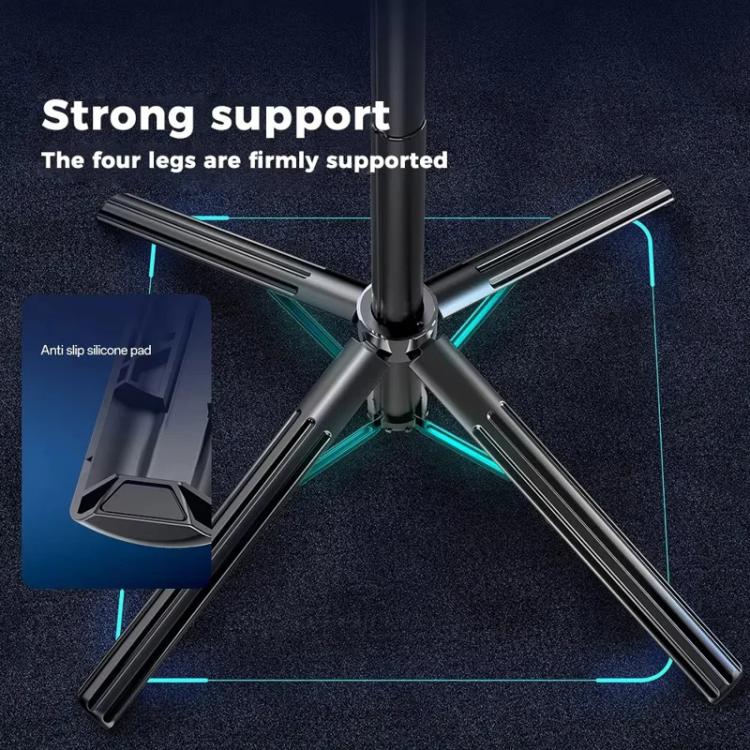 Q565 Anti Shake Extendable 4-Leg Stand Smartphone Facial Tracking Gimbal Selfie Stick