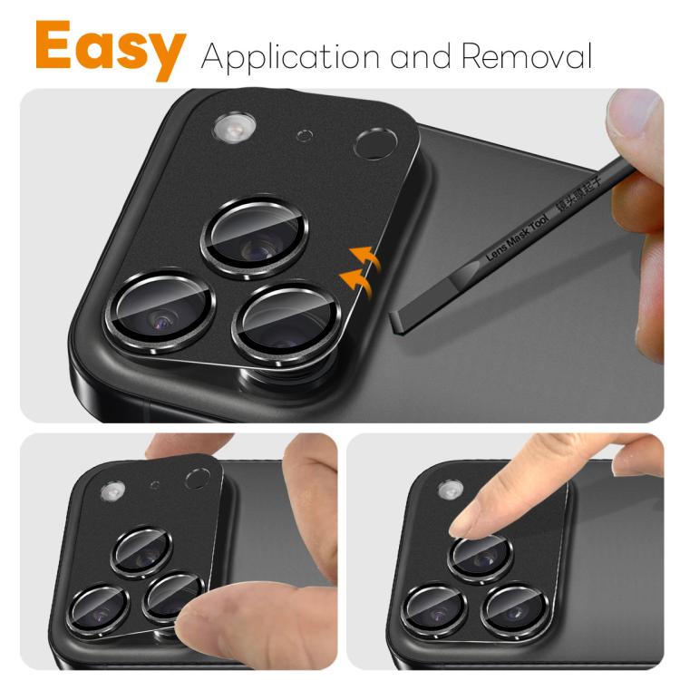 NORTHJO Matte Camera Lens Metal Protector Tempered Glass Rear Lens Film