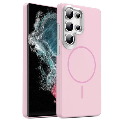 Gold Armor PC Thin Circle MagSafe Shockproof Phone Case, For Samsung Galaxy A33 5G, For Samsung Galaxy A13 4G, For Samsung Galaxy S22 Ultra 5G, For Samsung Galaxy A32 4G, For Samsung Galaxy A52 5G