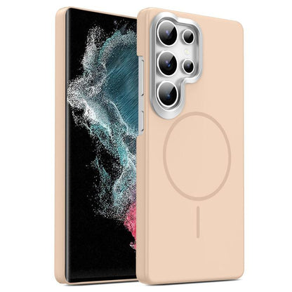 Gold Armor PC Thin Circle MagSafe Shockproof Phone Case, For Samsung Galaxy A33 5G, For Samsung Galaxy A13 4G, For Samsung Galaxy S22 Ultra 5G, For Samsung Galaxy A32 4G, For Samsung Galaxy A52 5G