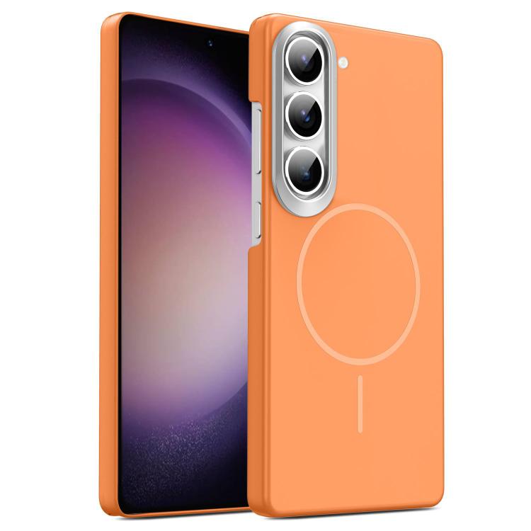 Gold Armor PC Thin Circle MagSafe Shockproof Phone Case, For Samsung Galaxy A34 5G, For Samsung Galaxy A54 5G, For Samsung Galaxy S23 Ultra 5G, For Samsung Galaxy S23 5G, For Samsung Galaxy A53 5G