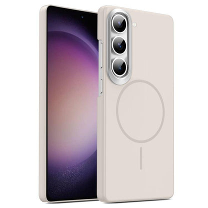 Gold Armor PC Thin Circle MagSafe Shockproof Phone Case, For Samsung Galaxy A34 5G, For Samsung Galaxy A54 5G, For Samsung Galaxy S23 Ultra 5G, For Samsung Galaxy S23 5G, For Samsung Galaxy A53 5G