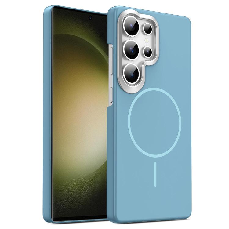 Gold Armor PC Thin Circle MagSafe Shockproof Phone Case, For Samsung Galaxy A34 5G, For Samsung Galaxy A54 5G, For Samsung Galaxy S23 Ultra 5G, For Samsung Galaxy S23 5G, For Samsung Galaxy A53 5G